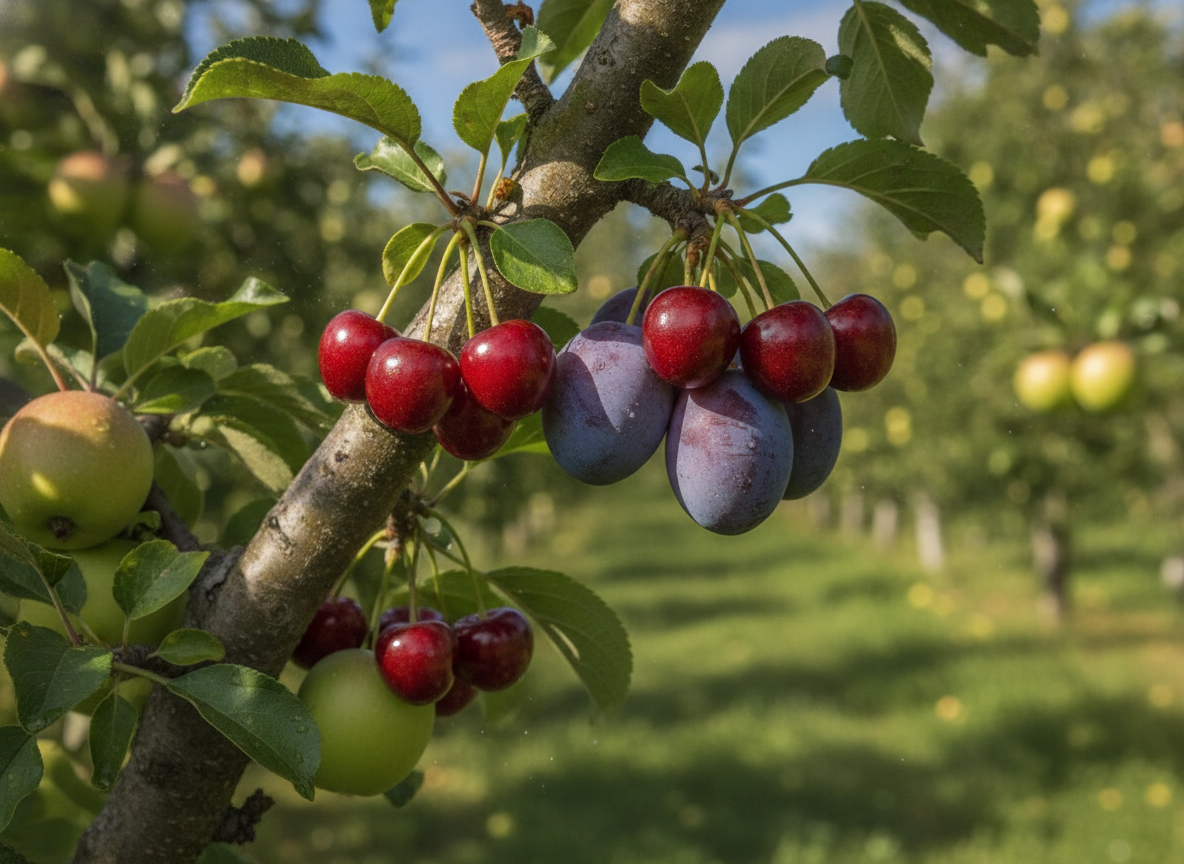 The exception that proves the rule: plums and cherries