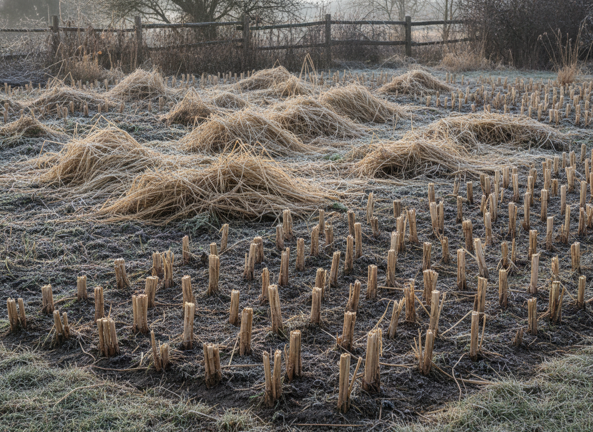 The whole job is one cut — to the ground, in February