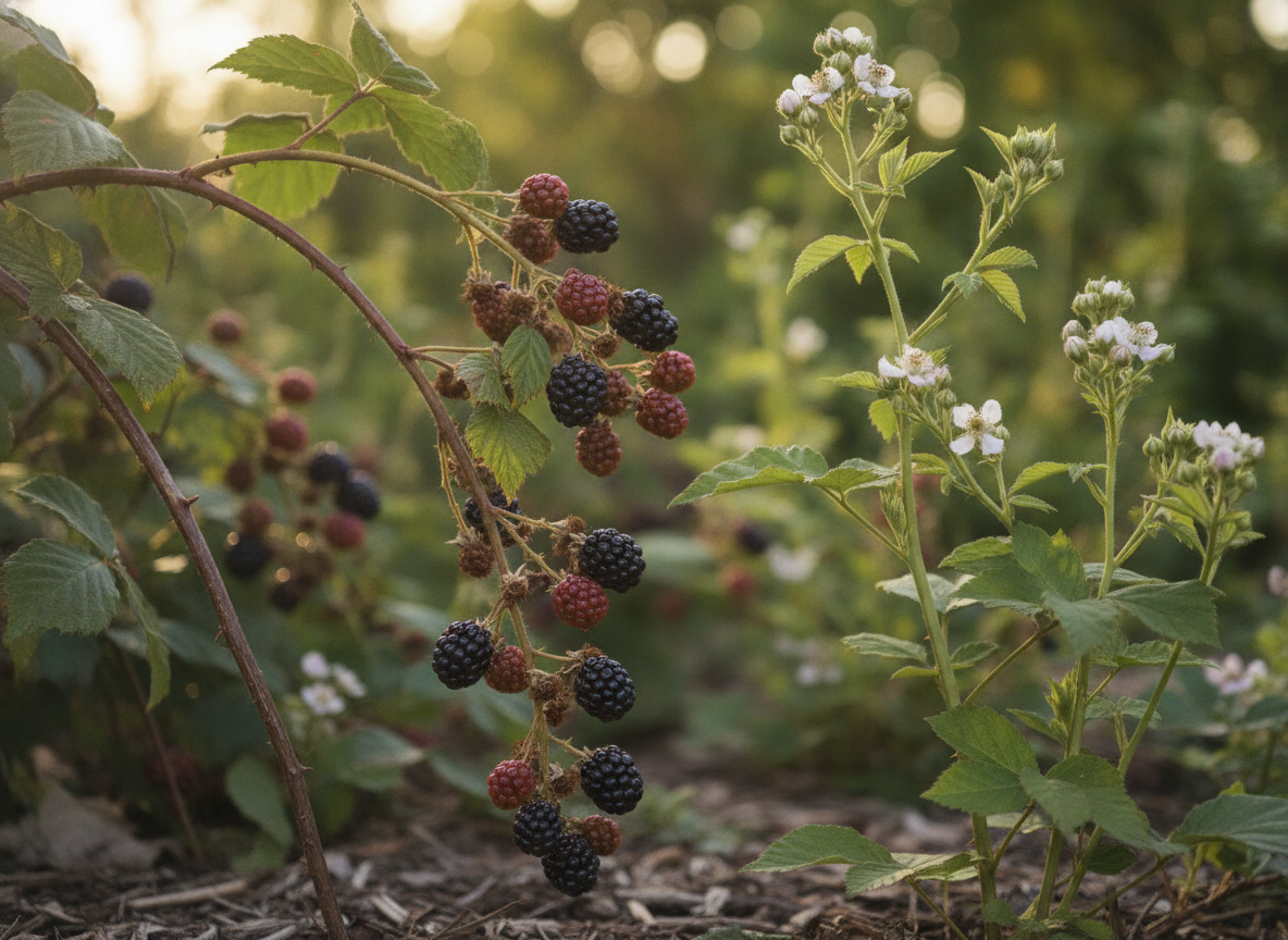 Telling the fruited cane from the new one