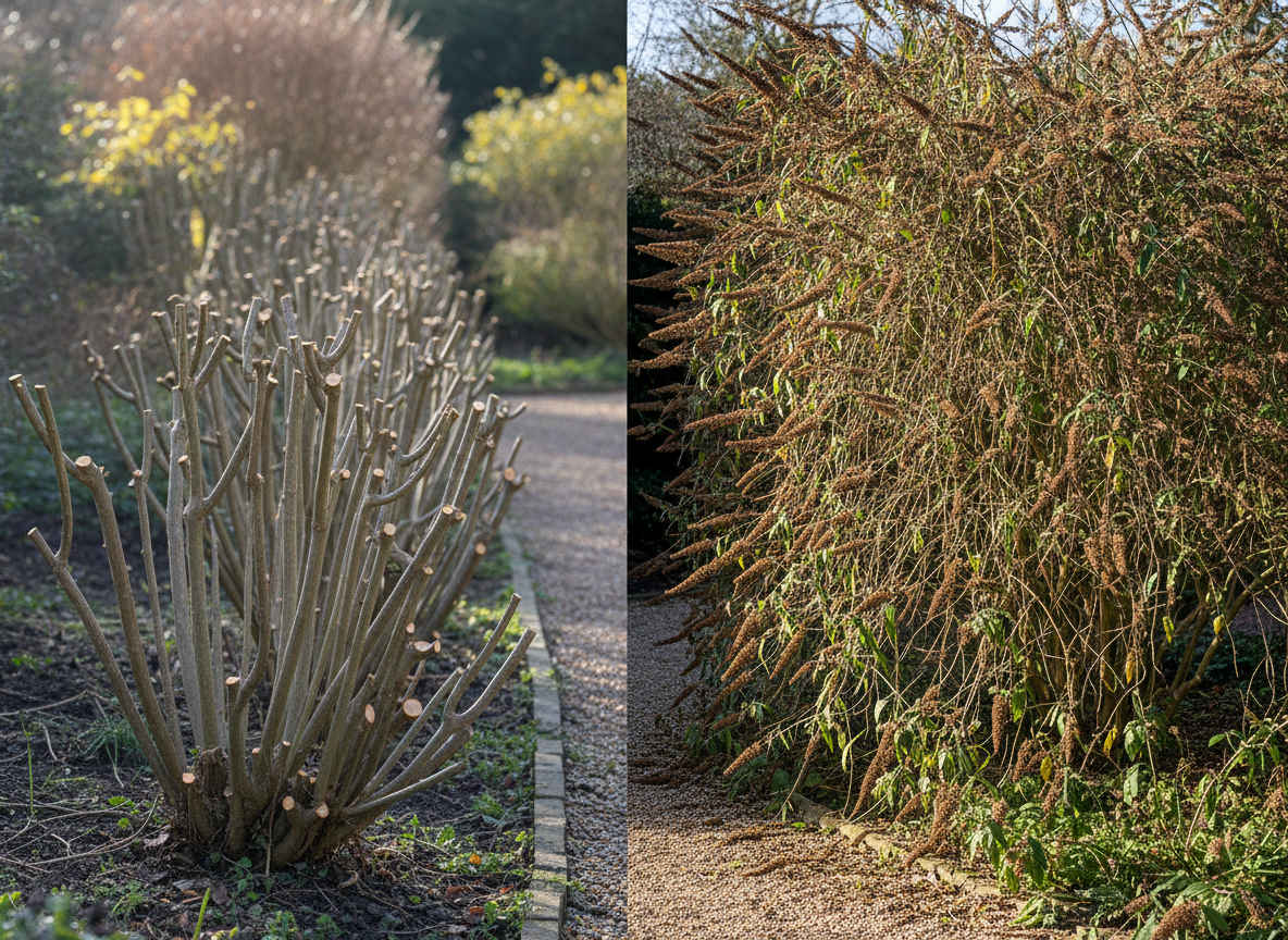 Not every buddleia gets the hard prune