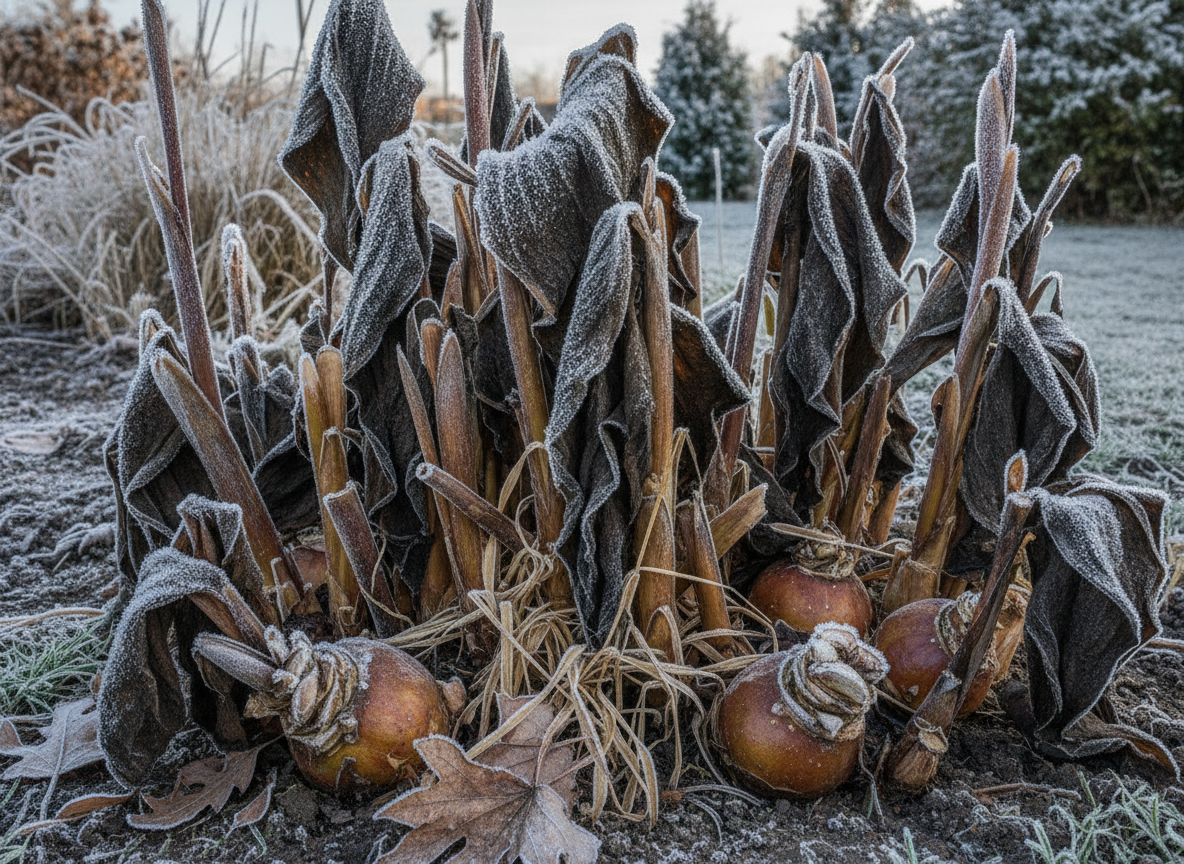 What actually kills a canna over winter
