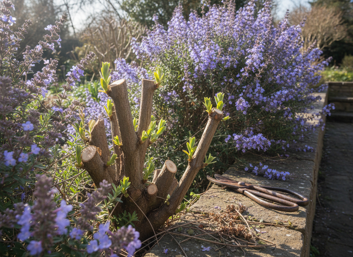 The hard prune that makes the flowers — in March