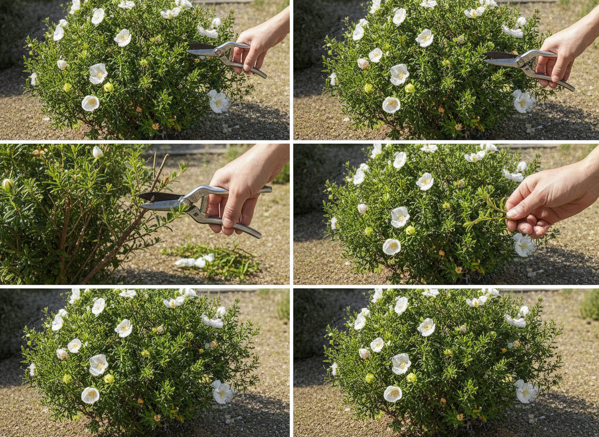 The cut, step by step