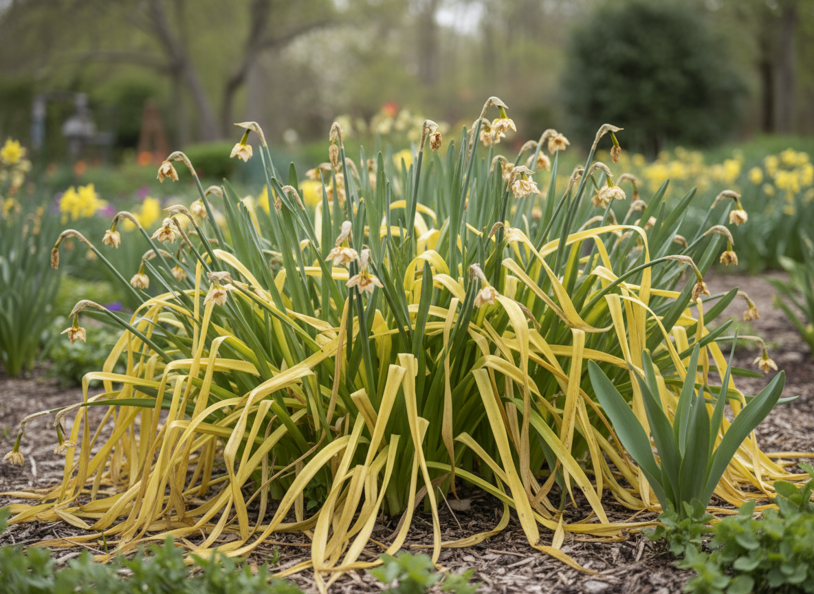 When daffodils go blind, May is usually the cause