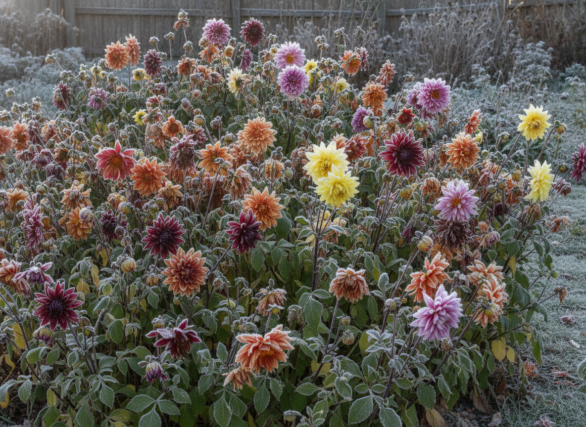 Until the frost, keep them flowering