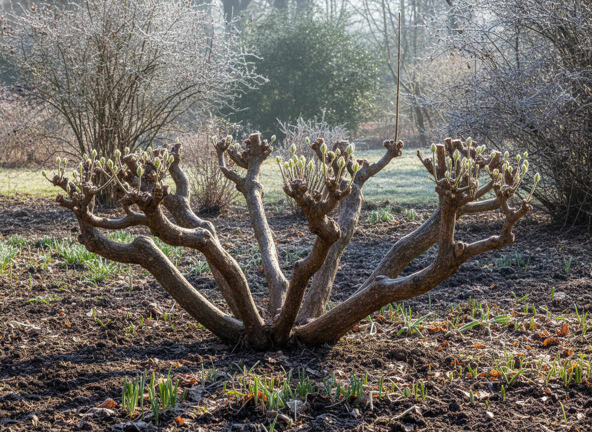 The cut that matters: early spring, down to a low framework