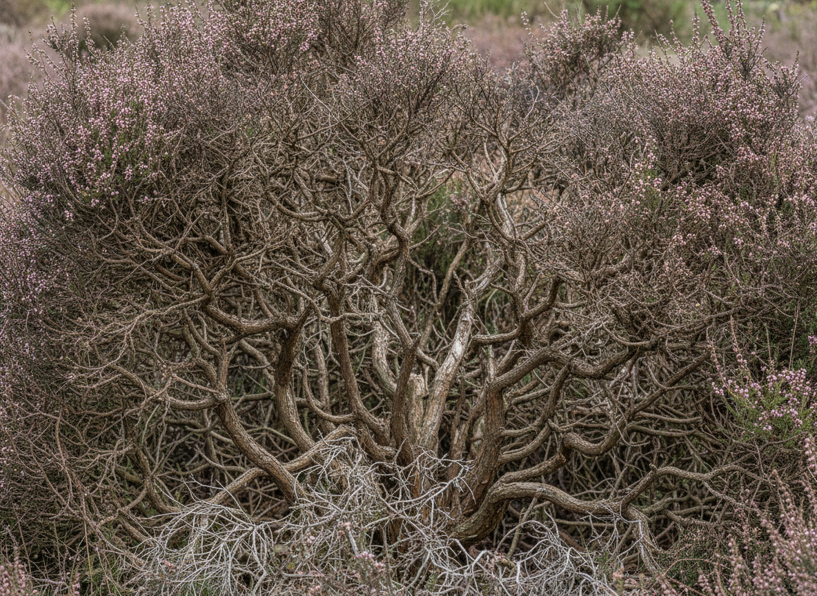 Als heide te houtig is geworden