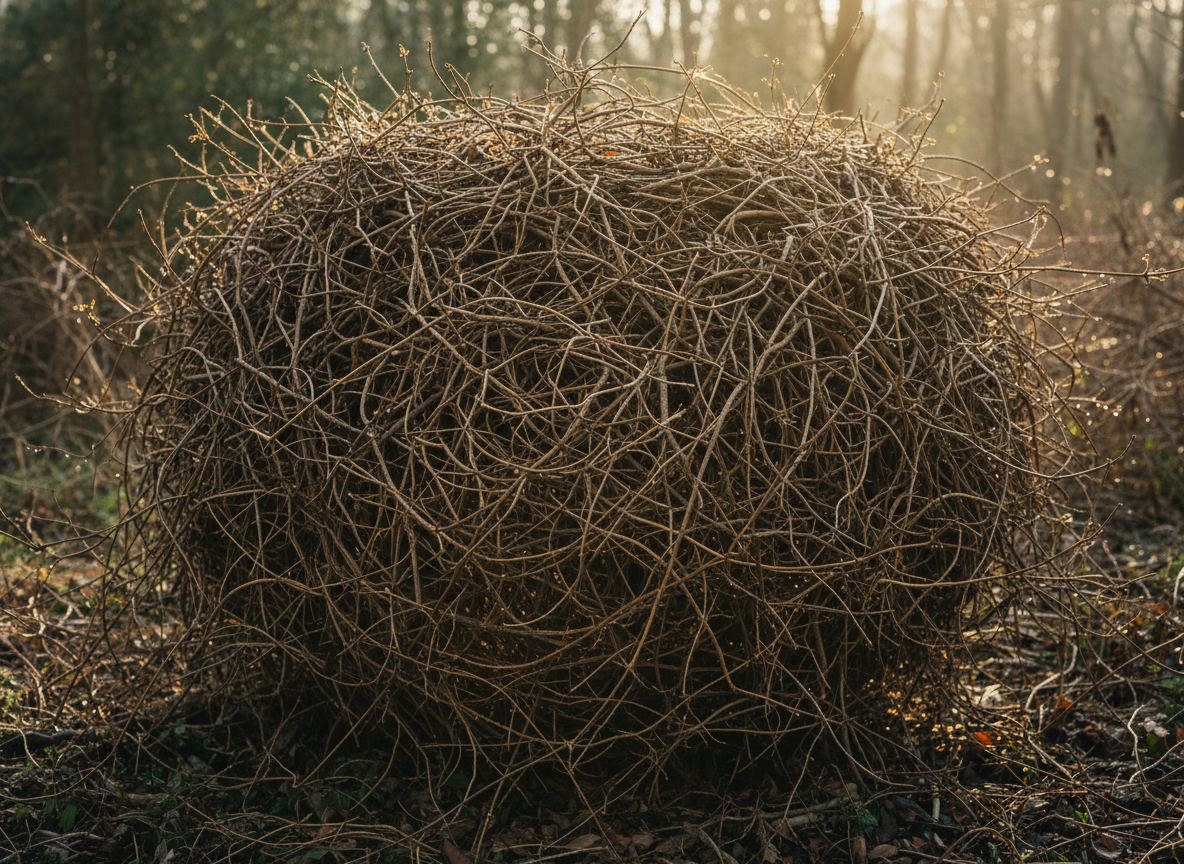 If it's already a solid bird's nest