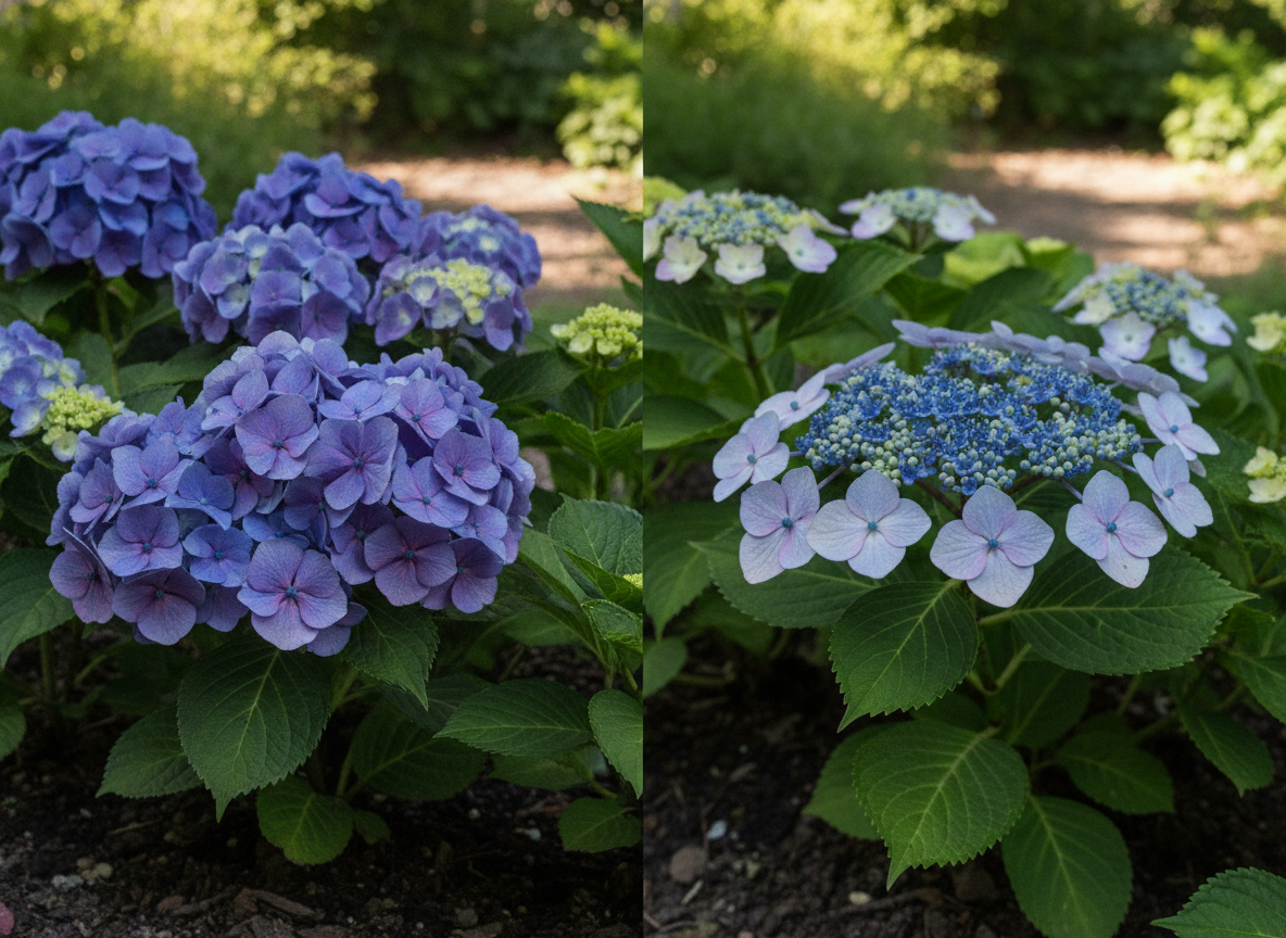 Boerenhortensia en schermhortensia: het enige echte verschil