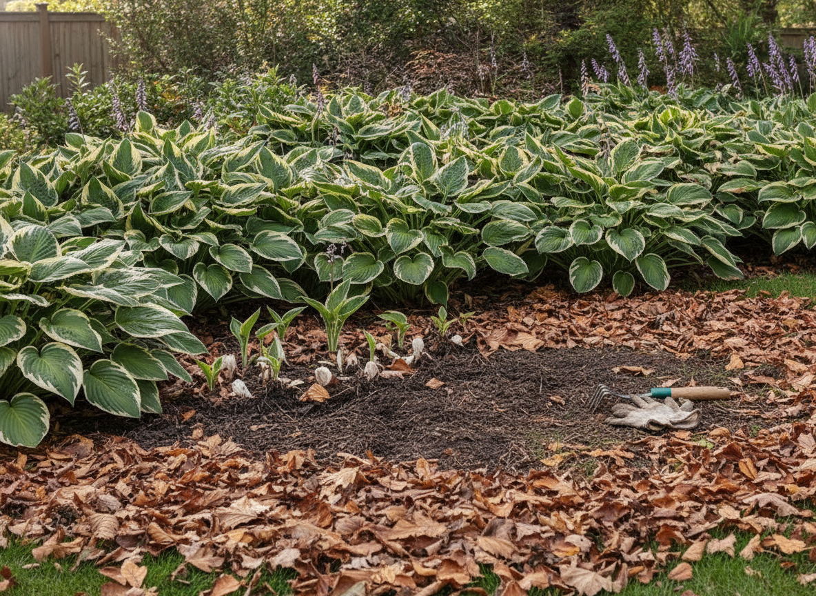 The bit everyone skips: clear the leaves away