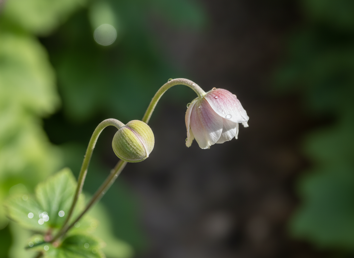 The bud and the button
