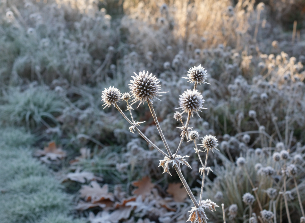Het mooiste winterskelet in de border