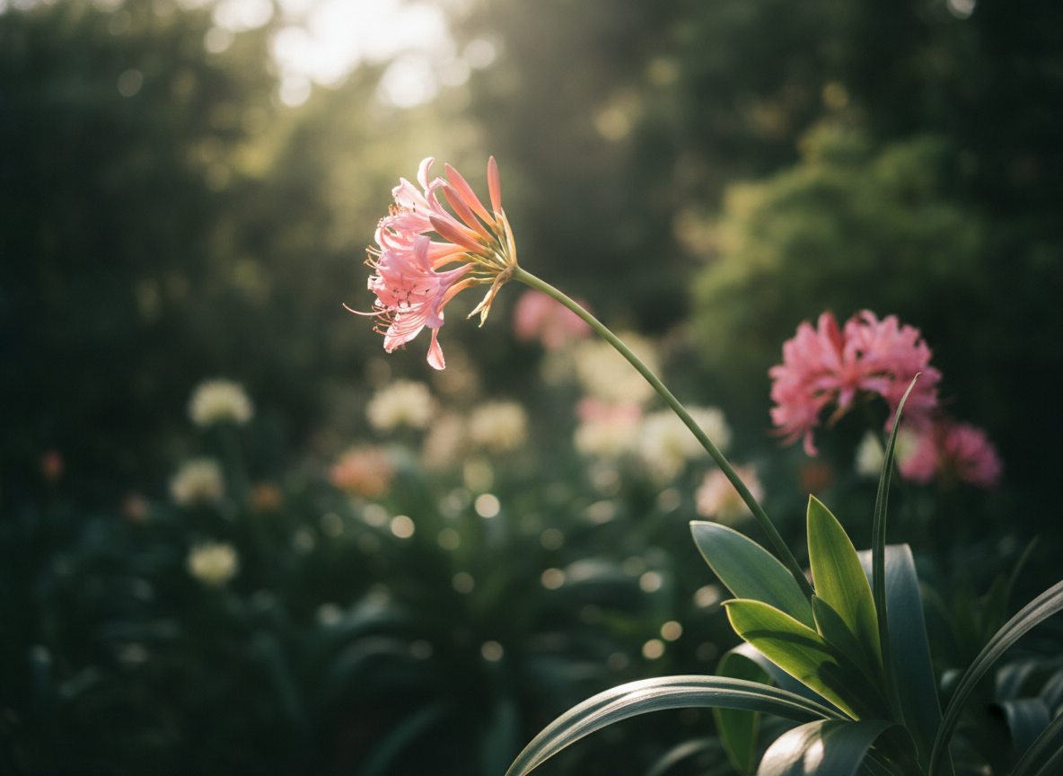 Plant with the neck out and the shoulder in the sun