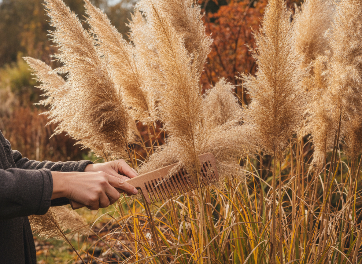 The autumn job is a comb, not a cut