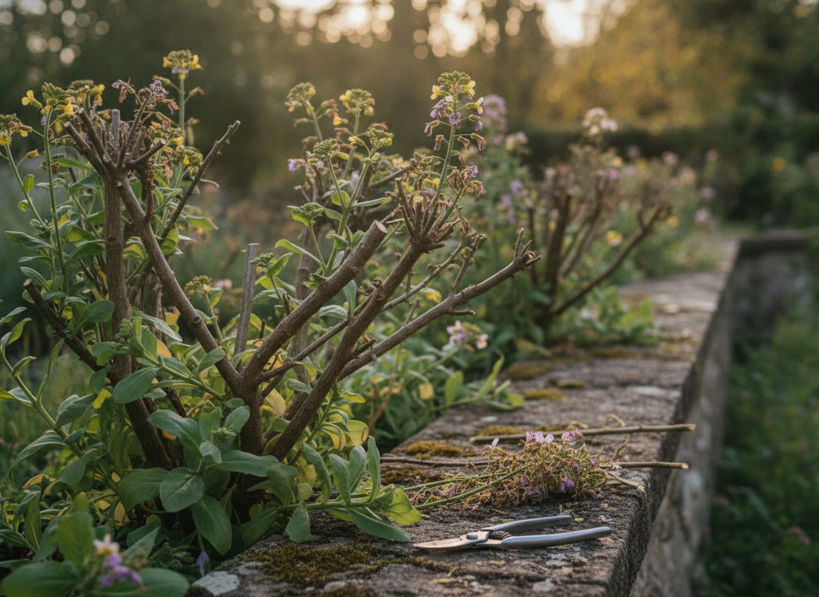 The late-summer trim: little and often