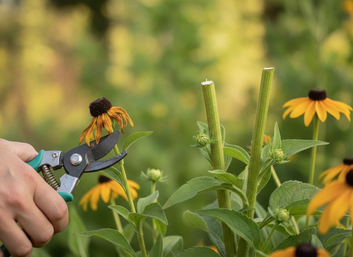 Deadheading isn't the same as cutting the plant back
