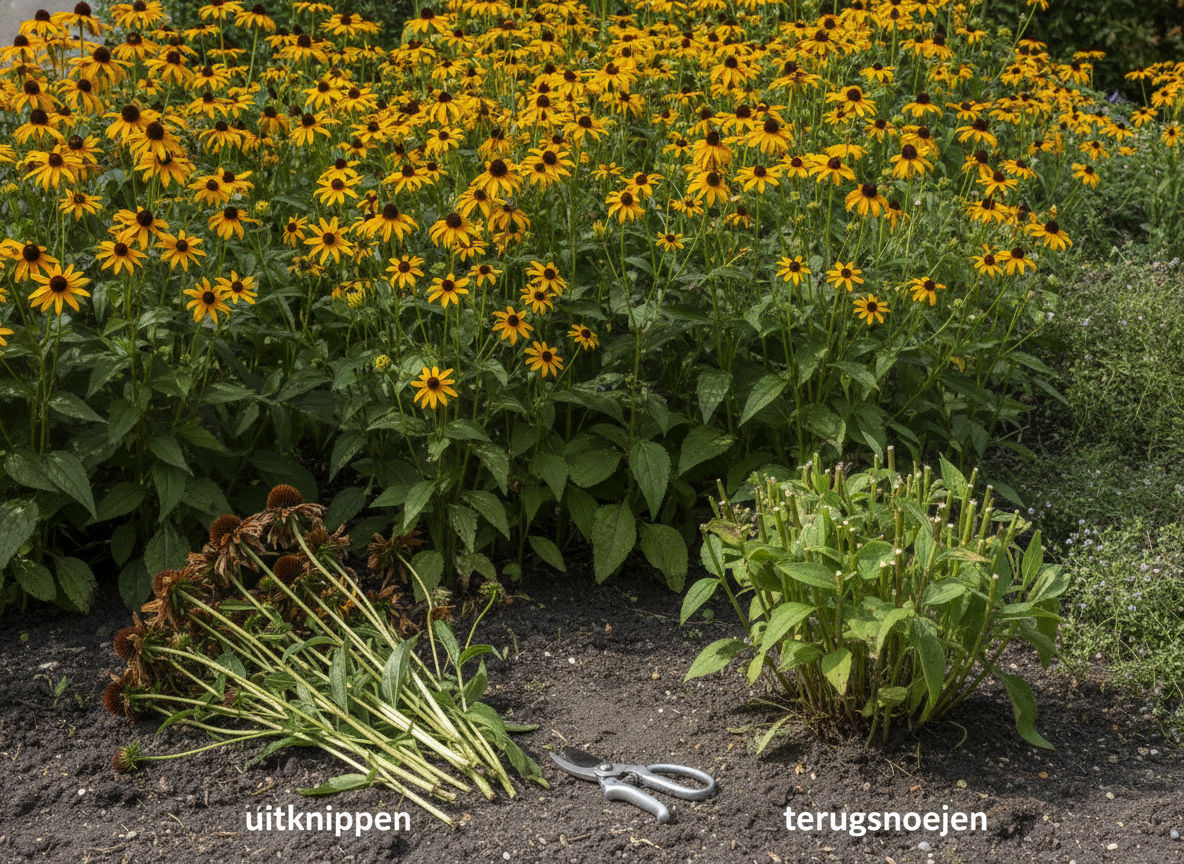 Uitknippen is niet hetzelfde als terugsnoeien