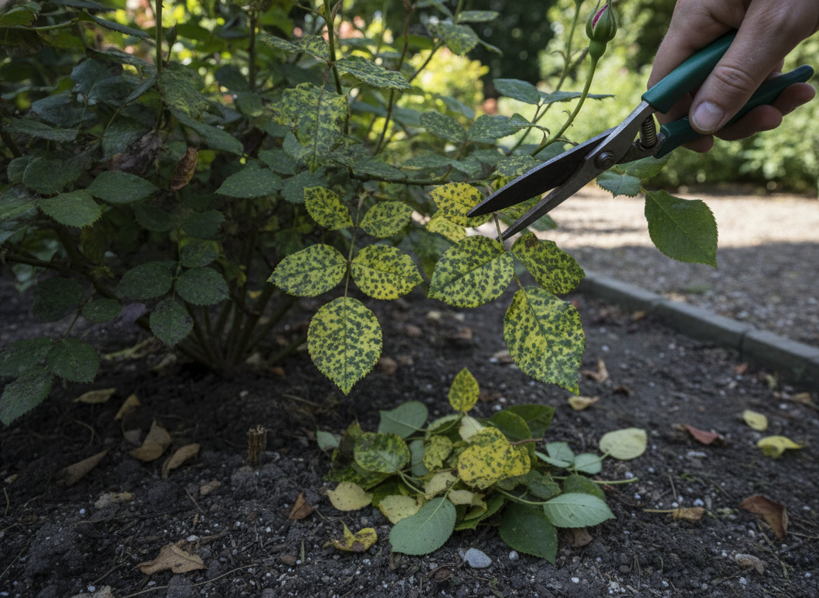 De ingreep: haal het ergste blad weg en gooi het weg