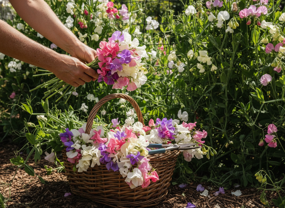 The rule: pick every bloom, every day or two