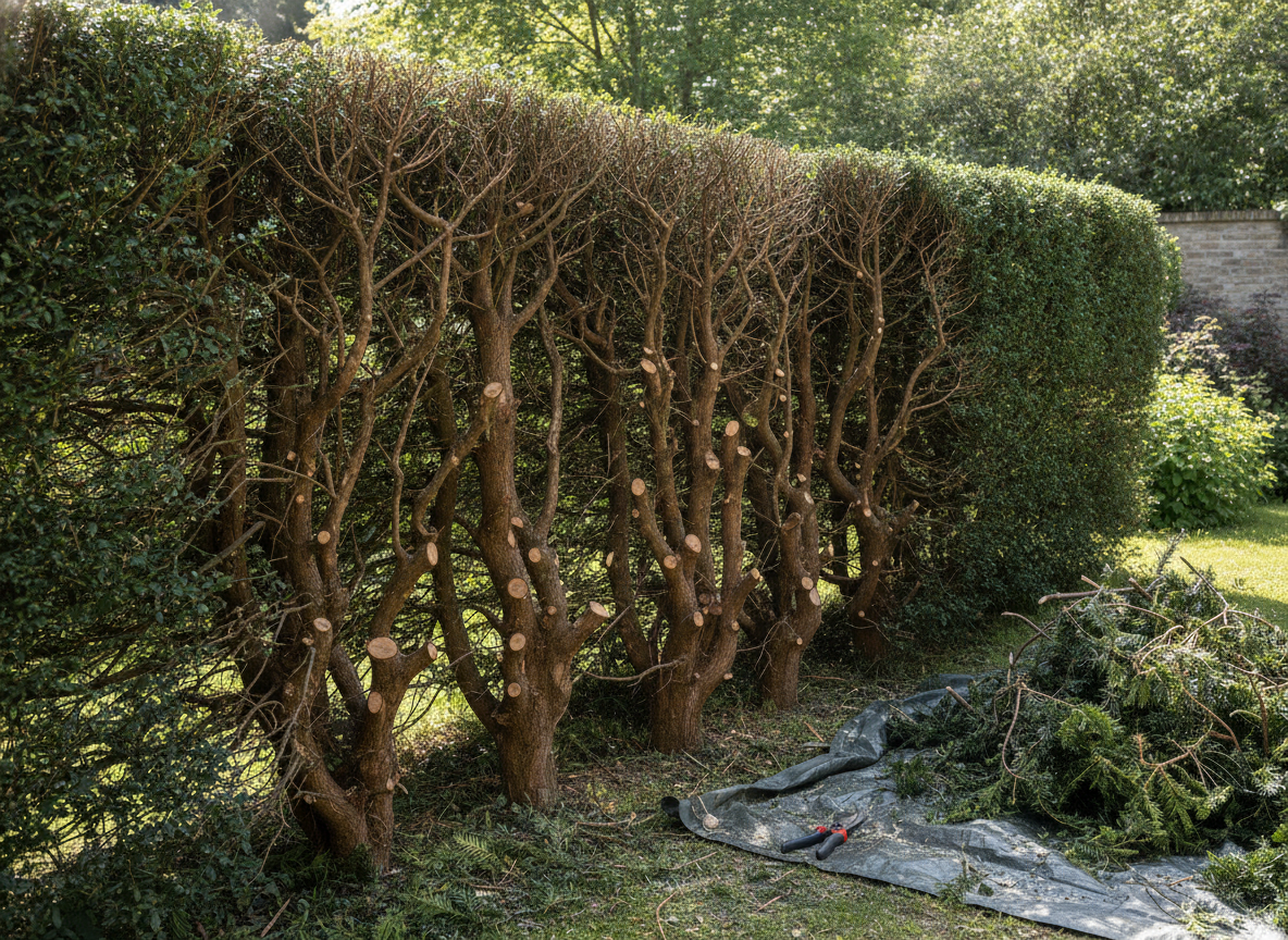 De verjongingssnoei: een doorgeschoten taxus terughalen