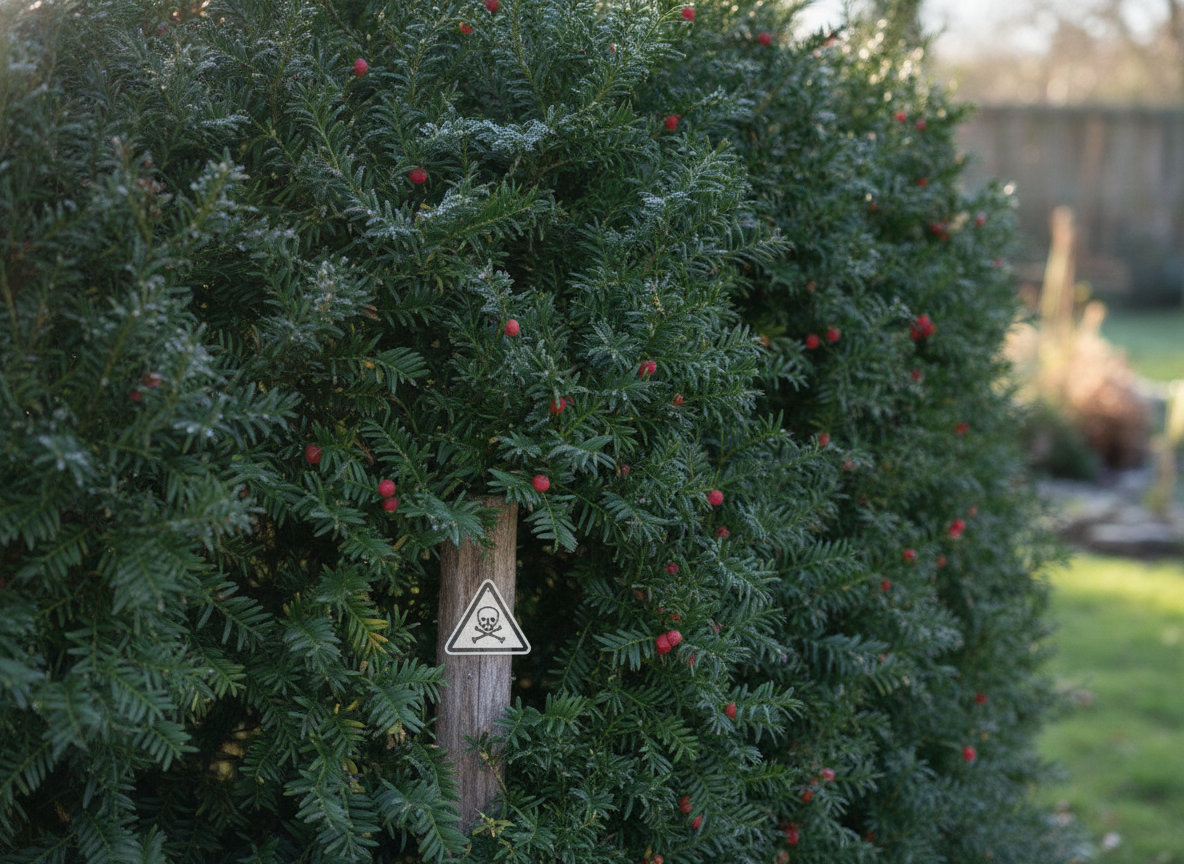 Eén waarschuwing: elk deel van taxus is giftig