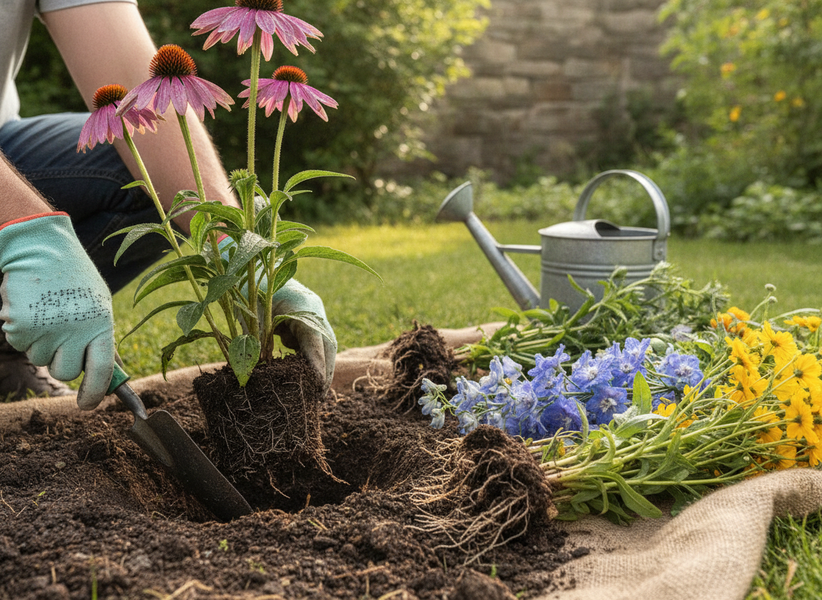 Terugplanten voordat ze uitdrogen
