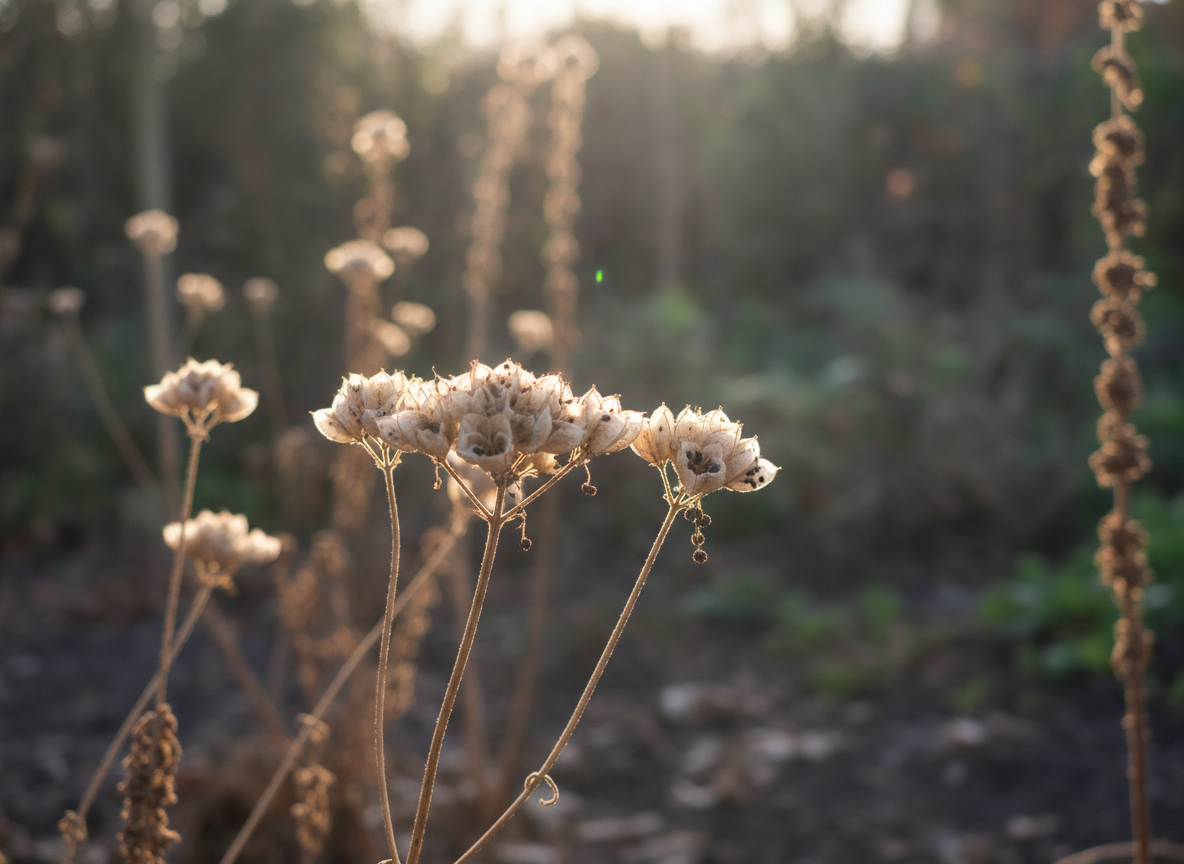 De zaaddozen zijn de planten van volgend jaar