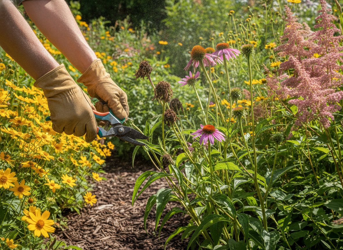 Deadheading in summer is a different job