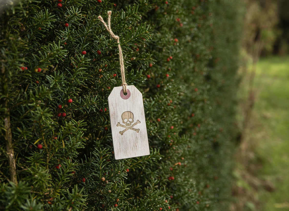 One warning: every part of a yew is poisonous